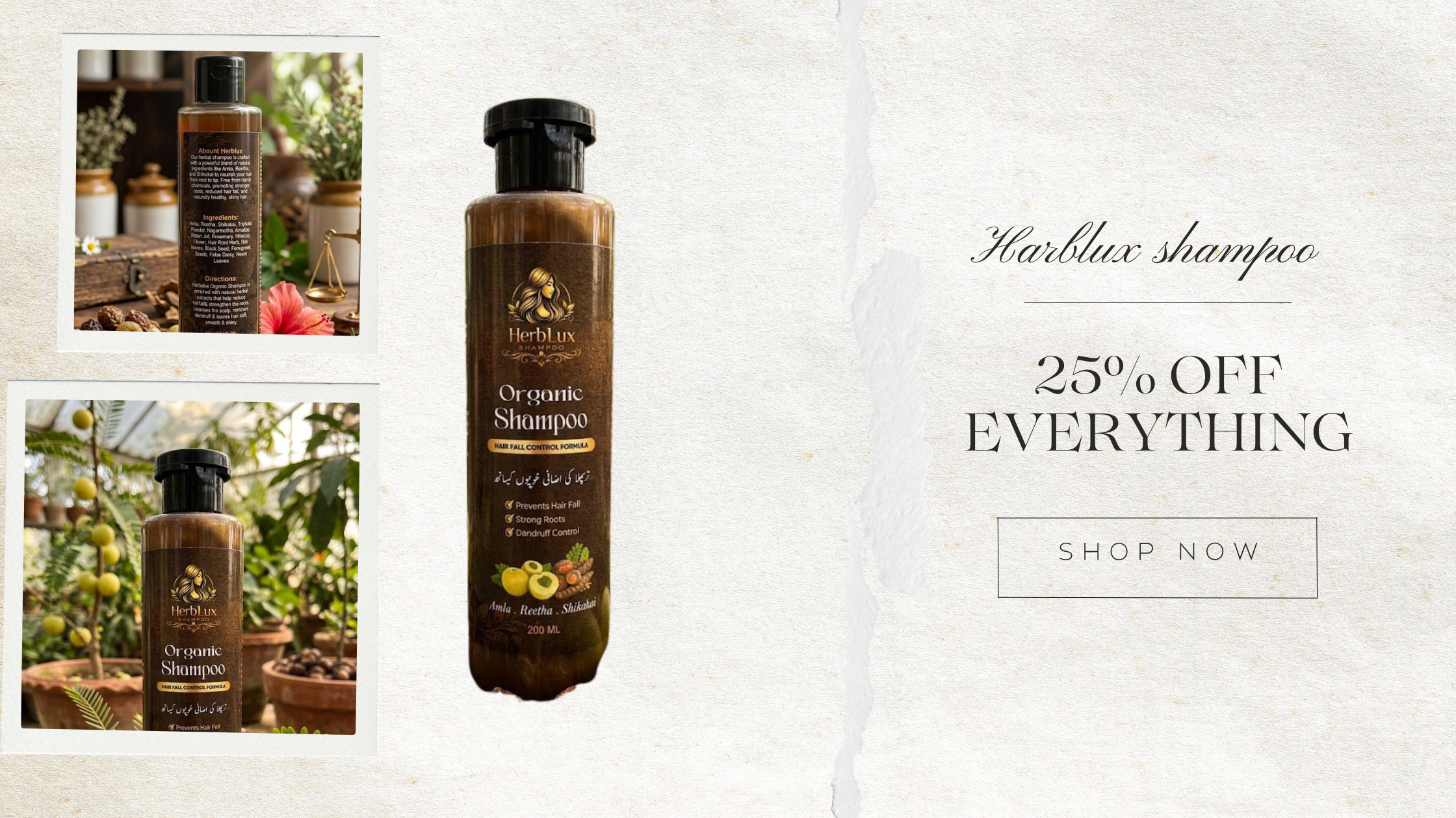 Herblux Organic Shampoo